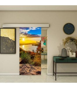 Glasschiebetür ECO-LINE - Fotoprint Model 199
