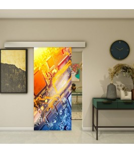 Glasschiebetür ECO-LINE - Fotoprint Model 217