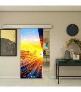 Glasschiebetür ECO-LINE - Fotoprint Model 220