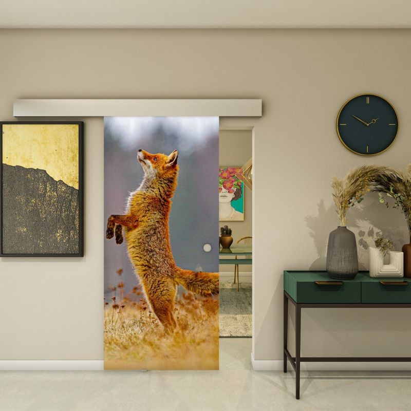 Glasschiebetür ECO-LINE - Fotoprint Modell 245