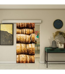 Glasschiebetür ECO-LINE - Fotoprint Model 255