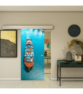 Glasschiebetür ECO-LINE - Fotoprint Model 259