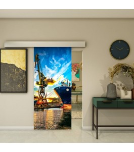 Glasschiebetür ECO-LINE - Fotoprint Model 262