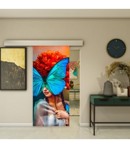 Glasschiebetür ECO-LINE - Fotoprint Model 272