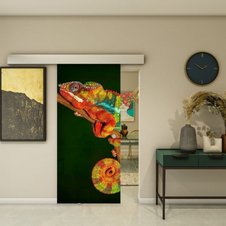 Glasschiebetür ECO-LINE - Fotoprint Model 296