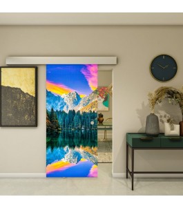 Glasschiebetür ECO-LINE - Fotoprint Model 321