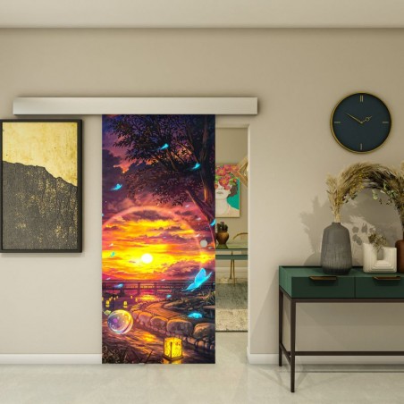 Glasschiebetür ECO-LINE - Fotoprint Model 325