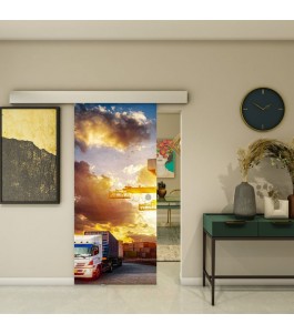 Glasschiebetür ECO-LINE - Fotoprint Model 328