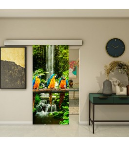 Glasschiebetür ECO-LINE - Fotoprint Model 338