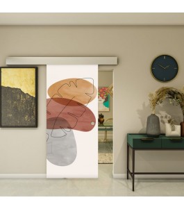 Glasschiebetür ECO-LINE - Fotoprint Model 347