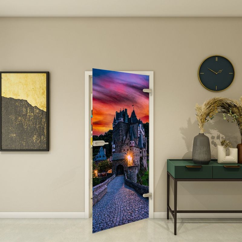 Ganzglastür - Fotoprint Modell 174