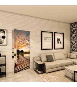 Pendeltür - Fotoprint Model 47 für ein modernes Zuhause