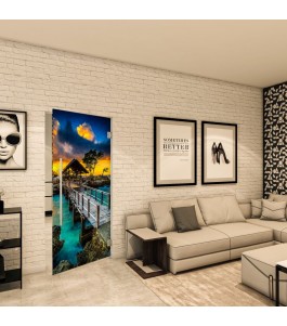 Pendeltür - Fotoprint Model 185 für ein modernes Zuhause