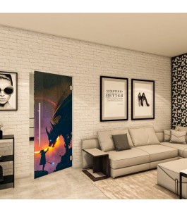 Pendeltür - Fotoprint Model 243 für ein modernes Zuhause