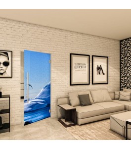 Pendeltür - Fotoprint Model 331 für ein modernes Zuhause