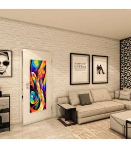 Lichtausschnitt - Fotoprint Model 14 - modernes Zuhause