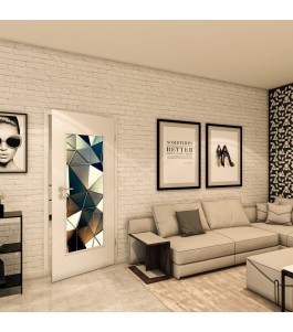 Lichtausschnitt - Fotoprint Model 19 - modernes Zuhause
