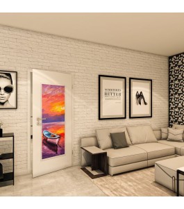 Lichtausschnitt - Fotoprint Model 23 - modernes Zuhause