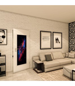 Lichtausschnitt - Fotoprint Model 27 - modernes Zuhause