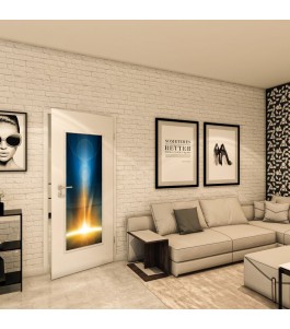 Lichtausschnitt - Fotoprint Model 28 - modernes Zuhause