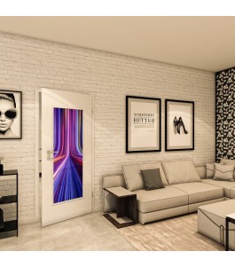 Lichtausschnitt - Fotoprint Model 29 - modernes Zuhause