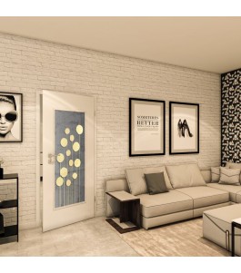 Lichtausschnitt - Fotoprint Model 30 - modernes Zuhause