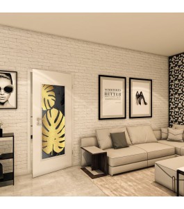 Lichtausschnitt - Fotoprint Model 32 - modernes Zuhause