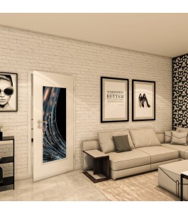 Lichtausschnitt - Fotoprint Model 33 - modernes Zuhause