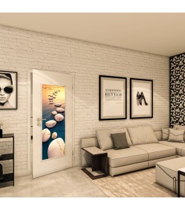 Lichtausschnitt - Fotoprint Model 37 - modernes Zuhause