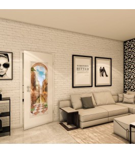Lichtausschnitt - Fotoprint Model 43 - modernes Zuhause