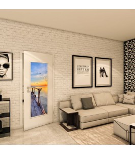 Lichtausschnitt - Fotoprint Model 44 - modernes Zuhause