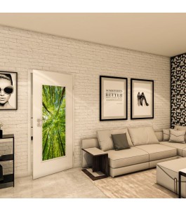 Lichtausschnitt - Fotoprint Model 49 - modernes Zuhause