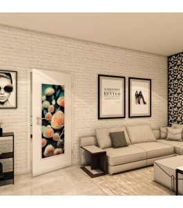 Lichtausschnitt - Fotoprint Model 51 - modernes Zuhause