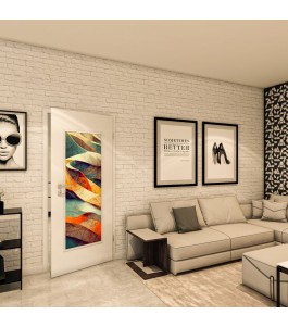 Lichtausschnitt - Fotoprint Model 53 - modernes Zuhause