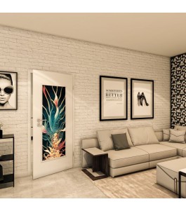 Lichtausschnitt - Fotoprint Model 54 - modernes Zuhause