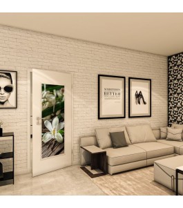 Lichtausschnitt - Fotoprint Model 57 - modernes Zuhause