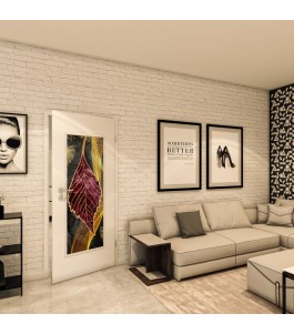 Lichtausschnitt - Fotoprint Model 59 - modernes Zuhause