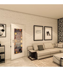 Lichtausschnitt - Fotoprint Model 62 - modernes Zuhause