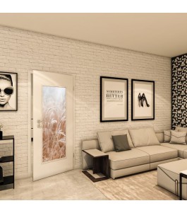 Lichtausschnitt - Fotoprint Model 68 - modernes Zuhause