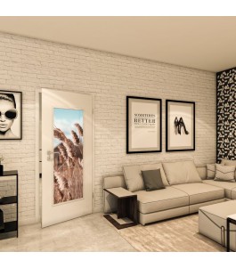 Lichtausschnitt - Fotoprint Model 71 - modernes Zuhause