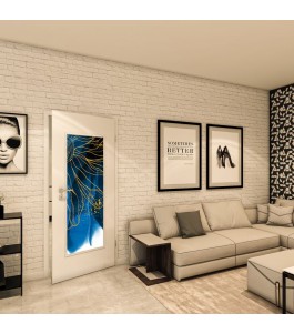 Lichtausschnitt - Fotoprint Model 77 - modernes Zuhause