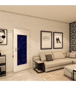 Lichtausschnitt - Fotoprint Model 82 - modernes Zuhause
