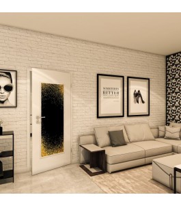 Lichtausschnitt - Fotoprint Model 93 - modernes Zuhause