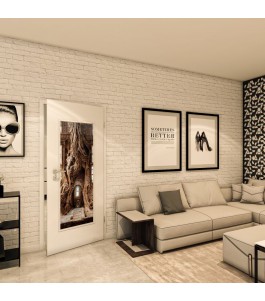 Lichtausschnitt - Fotoprint Model 106 - modernes Zuhause