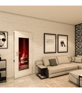 Lichtausschnitt - Fotoprint Model 116 - modernes Zuhause