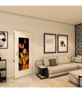 Lichtausschnitt - Fotoprint Model 118 - modernes Zuhause
