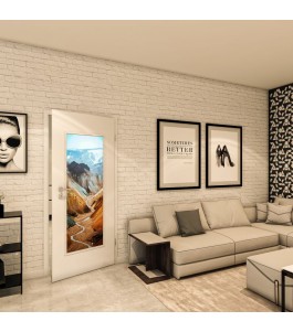Lichtausschnitt - Fotoprint Model 122 - modernes Zuhause