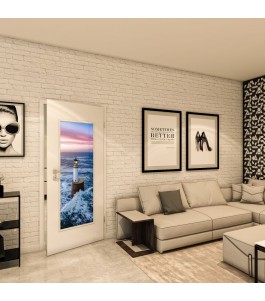 Lichtausschnitt - Fotoprint Model 124 - modernes Zuhause