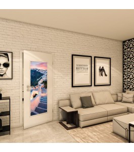 Lichtausschnitt - Fotoprint Model 126 - modernes Zuhause