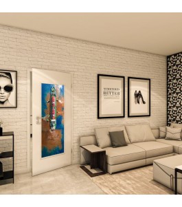 Lichtausschnitt - Fotoprint Model 128 - modernes Zuhause
